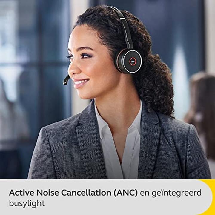 Produktbild Jabra Evolve 75 UC Duo + Ladestation (Kabellos, USB-A)