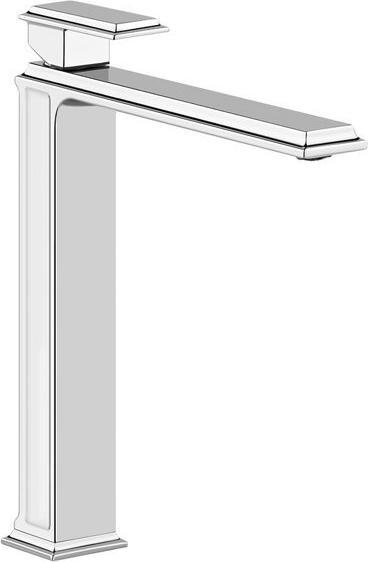Actual product image Gessi Eleganza, single lever mixer for washbasin, hose connection with connector, without drain, 460