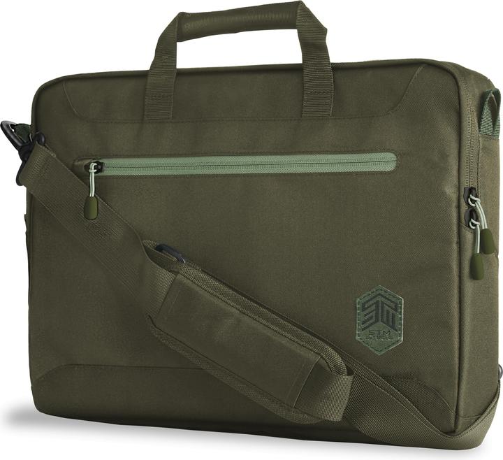 Actual product image STM 117-393P-03 laptop case 40.6 cm (16") Briefcase Green (16", Universal)