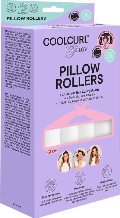 Immagine prodotto Glov Pillow Rollers Heatless Curlers Pink 4 Pieces