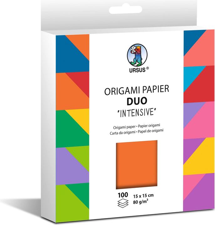 Ursus Origami Papier "Duo" (100 x)