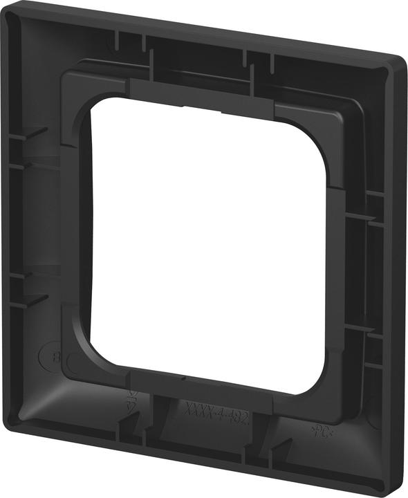 Productafbeelding Busch-Jaeger Abdeckrahmen 1-fach Rahmen 1721-915 Busch-balance SI schwarz matt