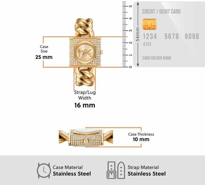 Productafbeelding Michael Kors Ladiesmetals (Analoog horloge, 25 mm)