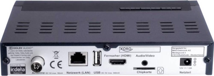 Actual product image Xoro HRT 8770 Twin (1000 GB, DVB-T2, Hard drive)