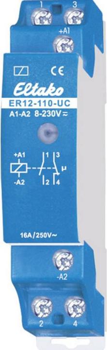 Eltako Schakelrelais 1 NO + NC contact potentiaalvrij 16A/250V AC