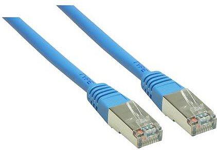 Produktbild Good Connections RNS® Patchkabel mit Rastnasenschutz, Cat. 6, S/FTP, PiMF, PVC, 250MHz, blau, 0,25m (S/FTP, CAT6, 0.25 m)