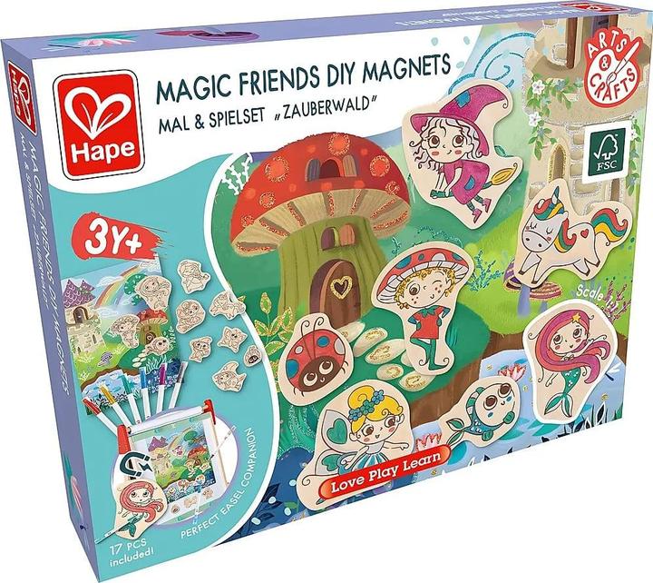 Actual product image Hape Painting & Play Set "Magic Forest