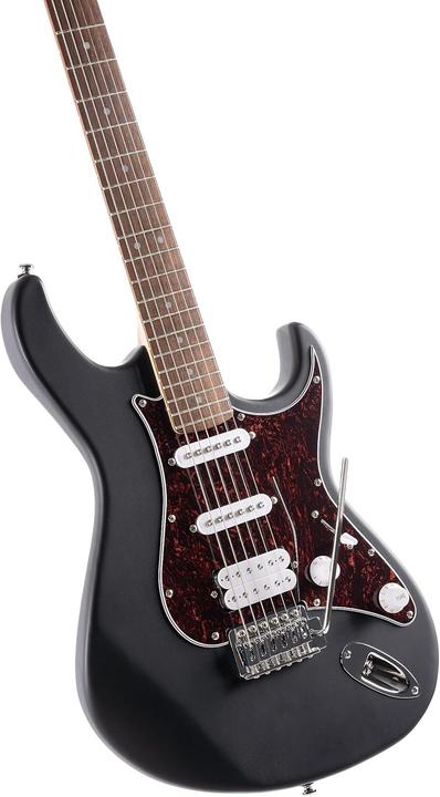 Actual product image Cort Guitars Cort G110 Open Pore Black (Electric guitar, Poplar wood)