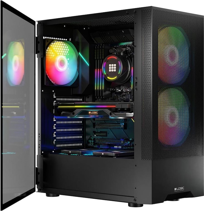 Image du produit Logic ARYA ARGB MINIDI Boîtier USB 3.0 noir (ATX)