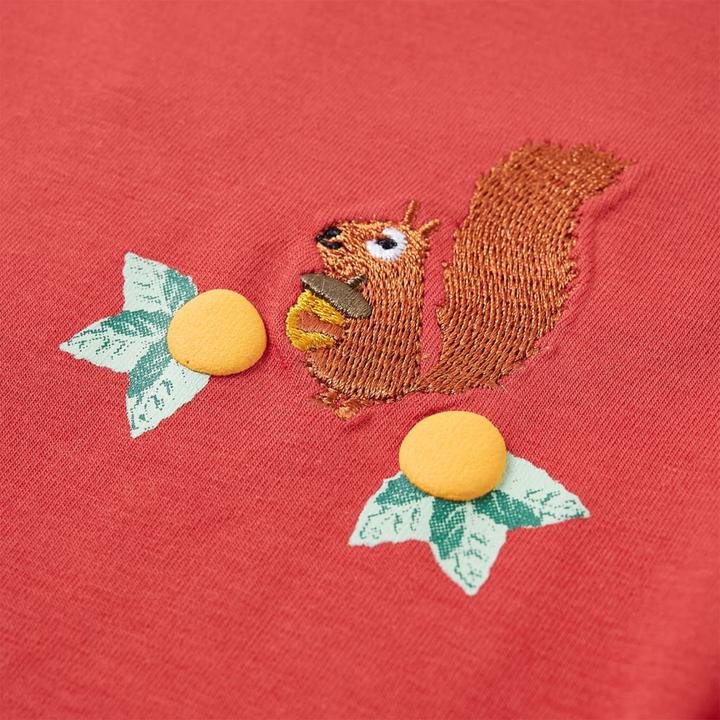Immagine prodotto VidaXL Camicia da bambino a maniche lunghe rosso scuro 128,Materiale: 95 % cotone (128)