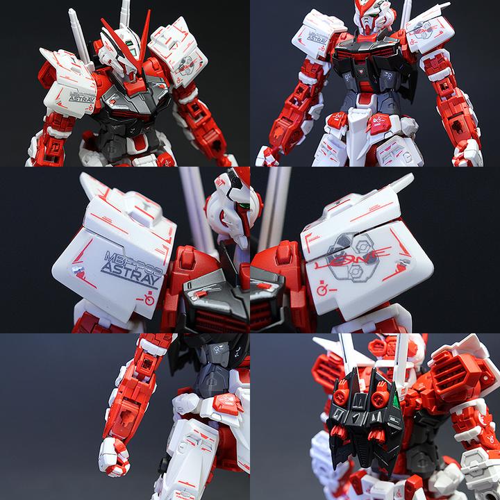Actual product image Bandai Gundam Astray Red