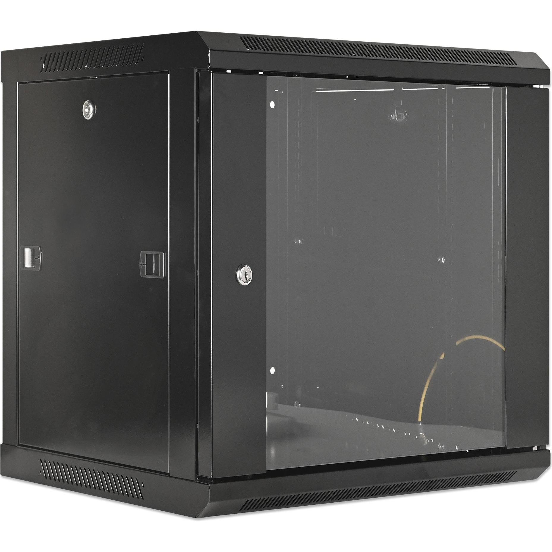 Thumbnail - Intellinet 19" Wandverteiler (9 HE, 19 Zoll Rack), Serverschrank, Schwarz