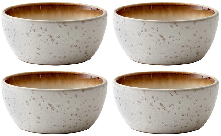 Immagine prodotto Bitz Ciotola per snack Ø 12 cm 4 pezzi, Marrone/Crema