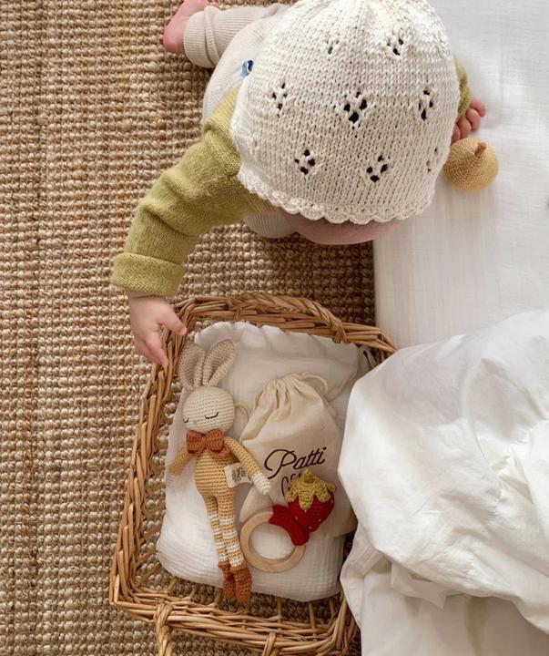 Actual product image Patti Oslo Teething ring Strawberry (0 Months)