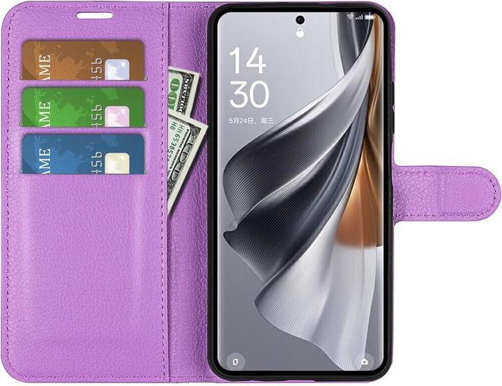 Image du produit Cover-Discount Oppo Reno10 / 10 Pro - Étui en cuir violet (OPPO Reno 10, Oppo Reno 10 Pro)