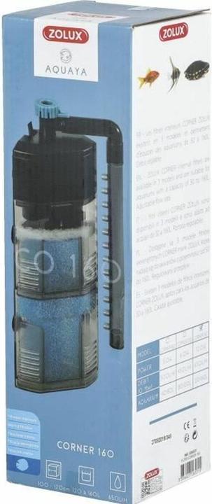 Actual product image Zolux AQUAYA filter angle 160 (160 l, Internal filters, Cold water)