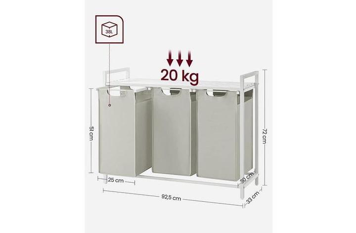 Actual product image Vasagle Laundry (114 l)