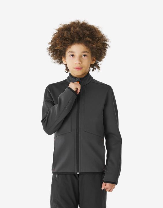 Produktbild Quechua Unterziehjacke Ski Kinder 6 – 14 Jahre warm Reissverschluss - MID500 grau (140)