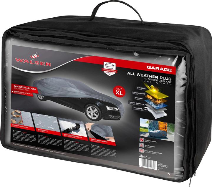 Actual product image Walser Autoplane All Weather Plus, car cover size XL grey