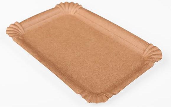 Actual product image Kartonteller, eckig, 130x200mm (250x)