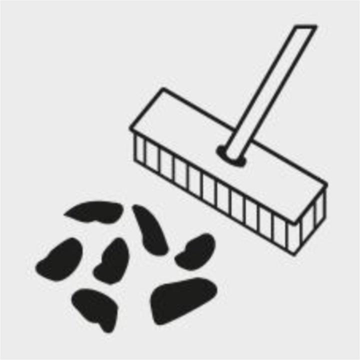 Actual product image Nölle Hall broom Arenga, 800 mm, with metal handle holder (1 pcs.)