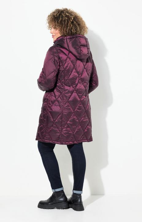 Produktbild Ulla Popken HYPRAR Steppjacke, Kapuze, 2-Wege-Zipper, Zipptaschen (42, 44)