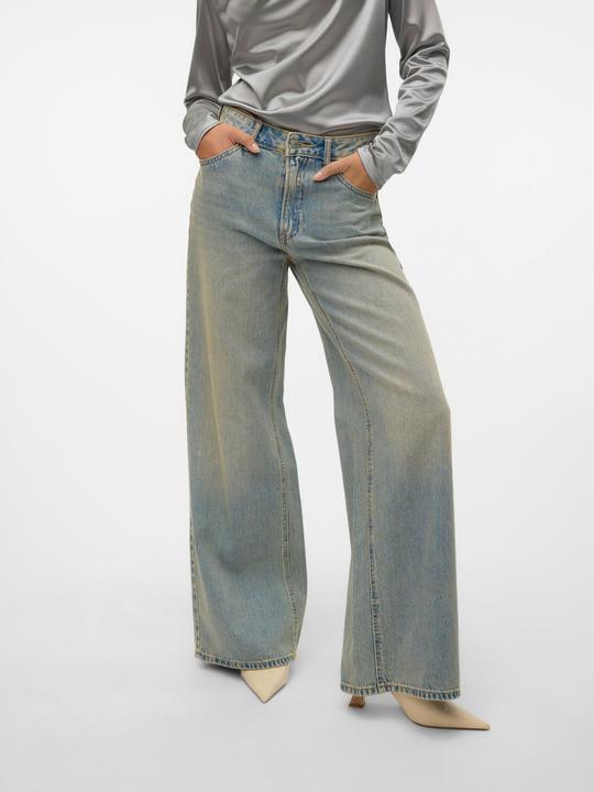 Actual product image Vero Moda VMREMY Mid Rise Weiter Beinschnitt Jeans Weit geschnitten (W31/L34)