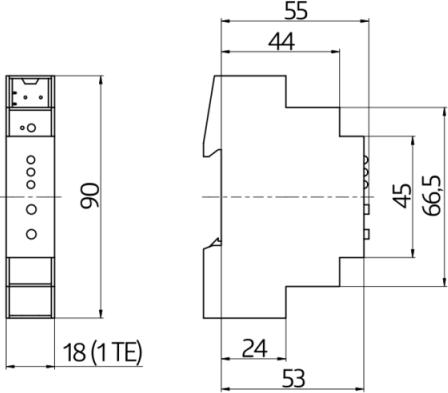 Actual product image BEG LAN-IF/KNXs REG Power supply unit