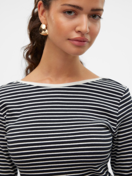 Produktbild Vero Moda Vmchloe Stripe Ls 2way Short Top Go Noos (M)