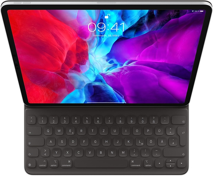 Produktbild Apple Smart Keyboard Folio (DE, iPad Pro 12.9 2018 (3. Gen), iPad Pro 12.9 2020 (4. Gen), iPad Pro 12.9 2021 (5. Gen), iPad Pro 12.9 2022 (6. Gen))