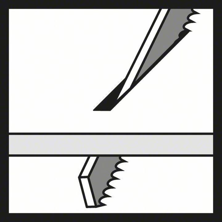 Actual product image Bosch Professional Zubehör Jigsaw blade T 244 D Speed for Wood, 3-pack