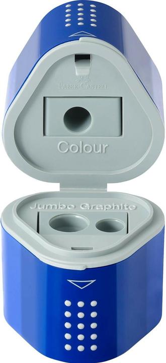 Actual product image Faber-Castell Sharpener Grip 2001 183801 blue/blackberry 10 pieces