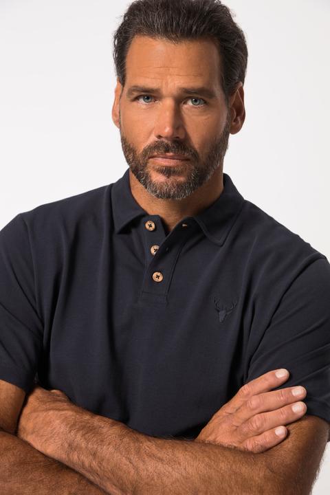 Produktbild JP1880 Poloshirt, Tracht, Halbarm, Piqué, Trachten-Stickerei (XXL)