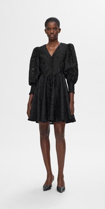 Produktbild Selected Femme Geblümtes Kleid mit Puffärmeln (34)