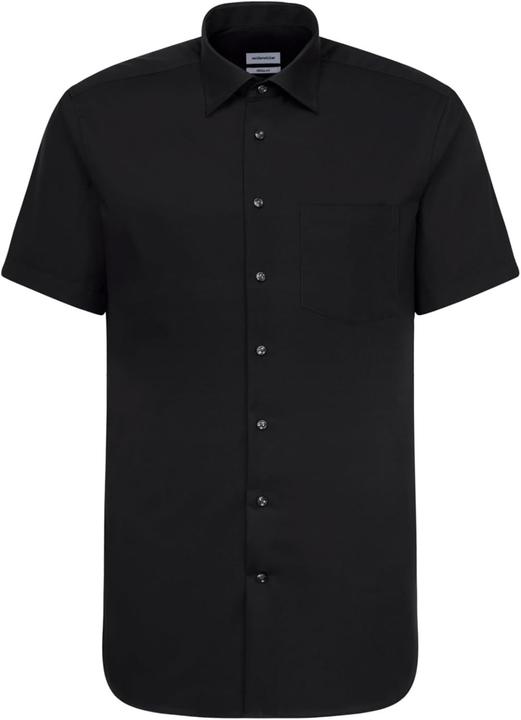 Immagine prodotto Seidensticker Camicia 1/2 Regular Kent non stirata nera (S)