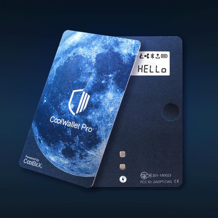 Produktbild CoolWallet Pro (Litecoin, Bitcoin, Cardano, Ether, Weitere, Ethereum Classic, Ripple, Stellar)
