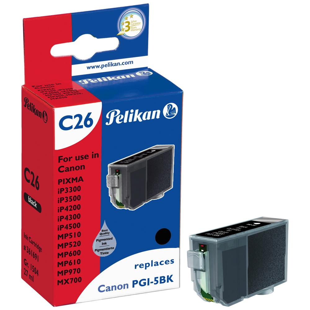 Thumbnail - Pelikan, Druckerpatrone, Pgi-5 (BK)