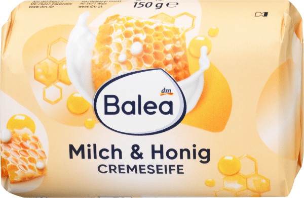 Produktbild dm Balea Cremeseife Milch & Honig (Hartseife)