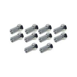 Thumbnail - Shiverpeaks BASIC-S F-Verbindung, Twist-on F-Stecker zum Anschluss von Koaxialkabel mit Aussenmantel von 6,5 mm (Antenne...