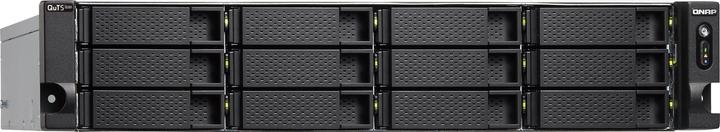 Actual product image QNAP TS-h1283XU-RP-E2136-128G 12-bay Intel Xeon E-2136 6 cores/12 threads boost up to