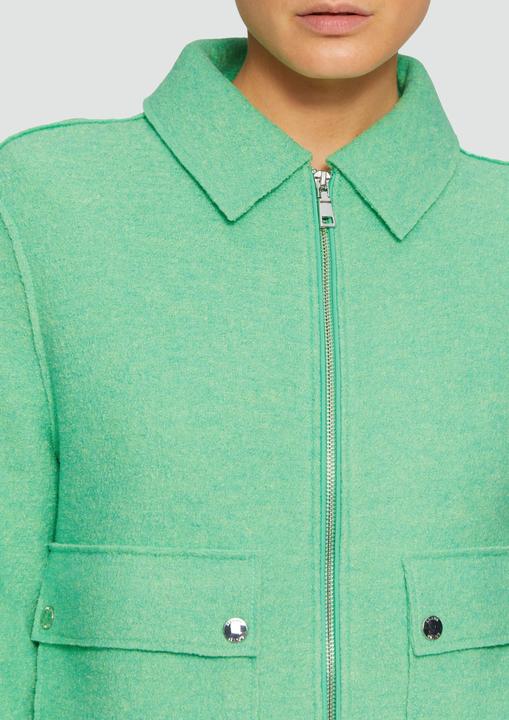 Immagine prodotto S.Oliver Outdoor-Jacke Jacke aus Wollmix im Relaxed Fit mit aufgesetzten Taschen (48)