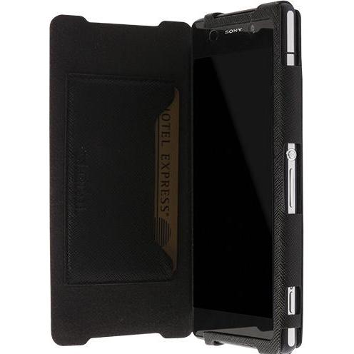 Krusell Malmö, FlipCase per Xperia Z2 (Sony Xperia Z2), Cover smartphone, Nero