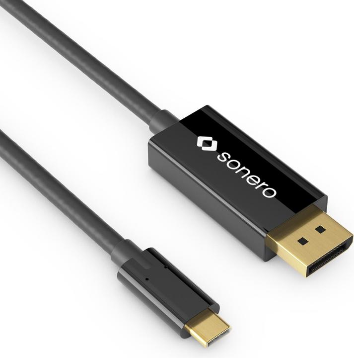 Produktbild Sonero USB Typ C — DisplayPort (1 m, USB Typ C, DisplayPort)