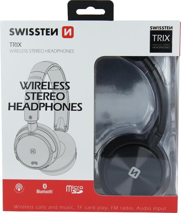 Image du produit Swissten Trix, Tuner FM / Connexion Micro SD (8 h, Sans fil)