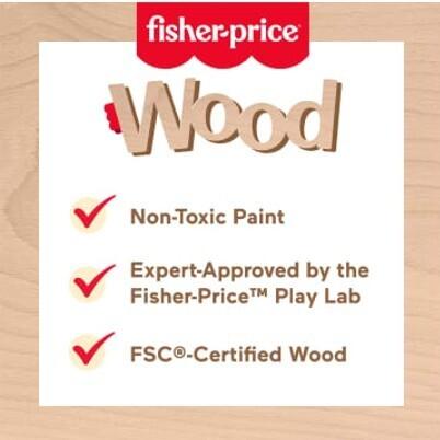Actual product image Fisher-Price Wooden picnic basket set