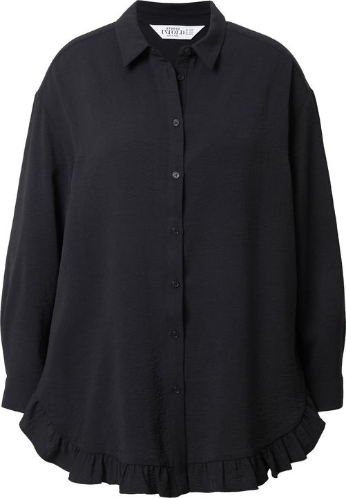 Produktbild Studio Untold Hemdbluse, oversized, Krepp, Rüsche am Saum (50, 52)