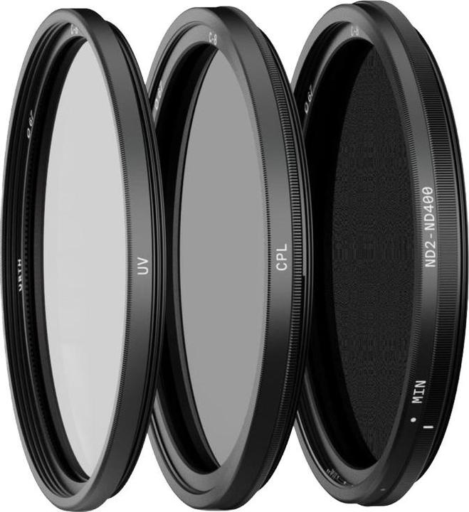 Urth 39mm UV, Circular Polarizing (CPL), ND2 400 Lens Filter Kit (39 mm, UV-Filter)