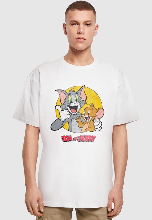 Image du produit Merchcode Tom and Jerry - Thumbs Up Heavy Oversize Tee - 197693 (M)