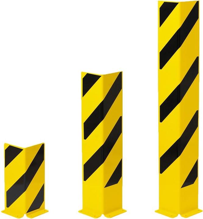 Image du produit Moravia BLACK BULL Protection anti-collision WINKEL 800 Revêtement jaune avec bandes noires