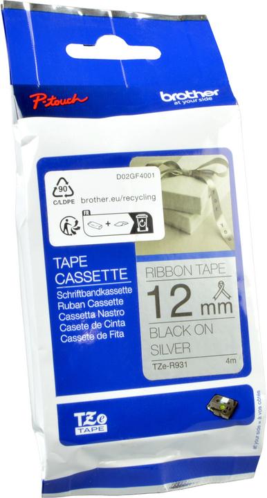 Produktbild Brother TZe-R931 (1.20 cm, Silber)